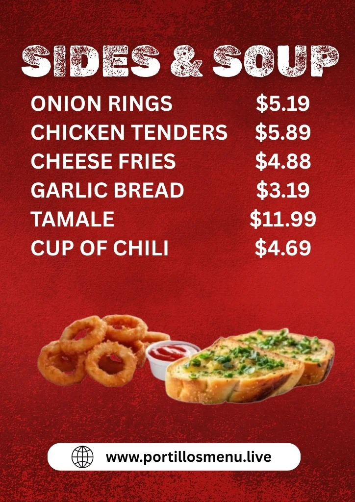Portillo's Sides & Soup menu