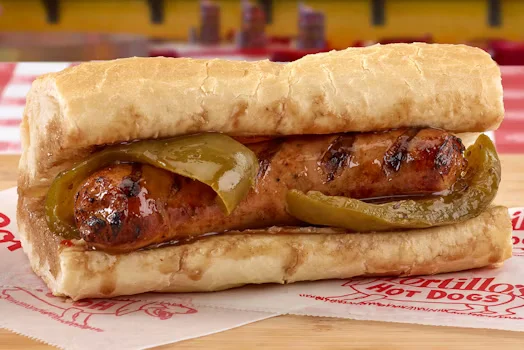Char-Grilled Italian Sausage Sandwich