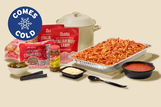 Catering Cold Italian Beef & Mostaccioli Kit