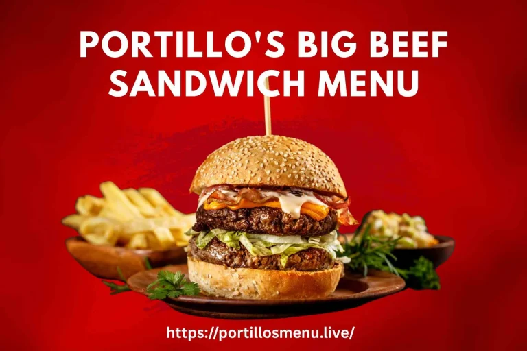 Portillo's BIG BEEF SANDWICH