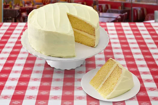 a cake on a plate