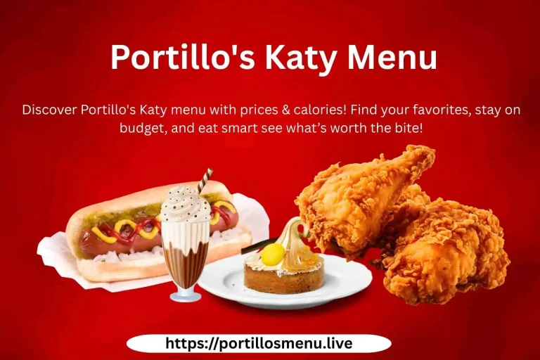Latest Portillo's Katy Menu Price & Calories 2025